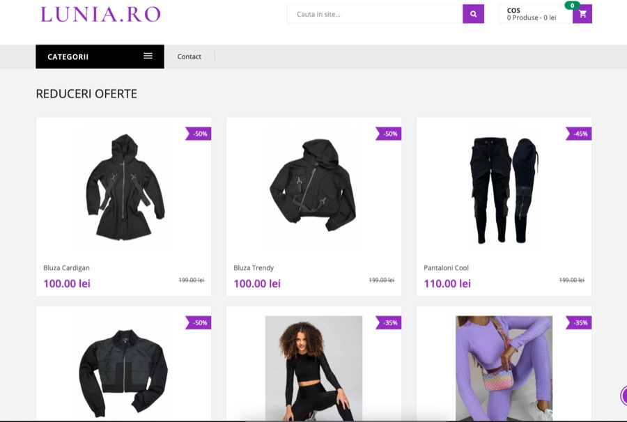 Site Lunia.ro